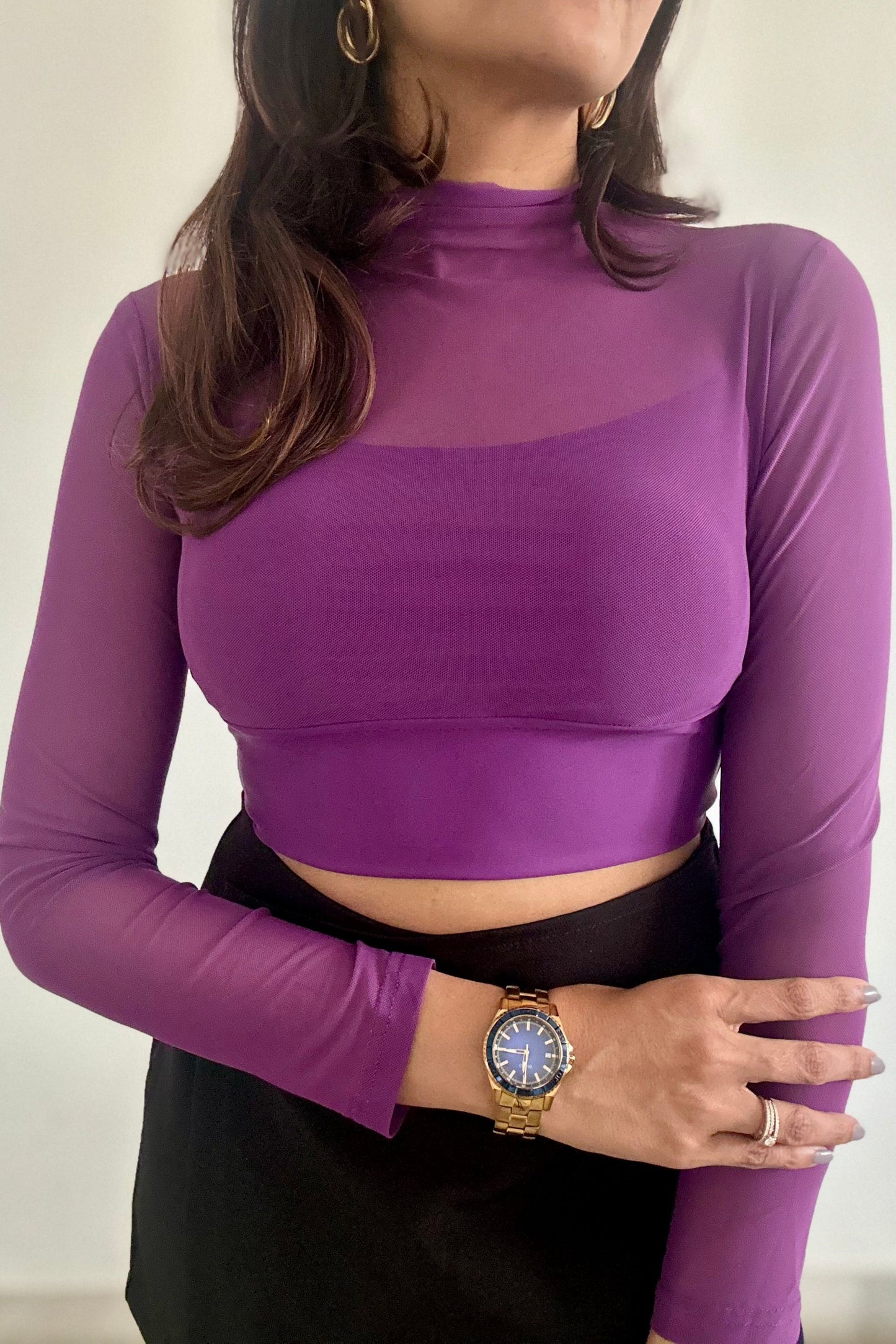 Net Crop Top