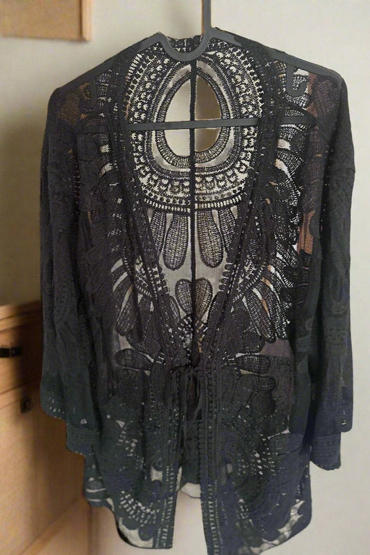 Black Lace Cover-Up